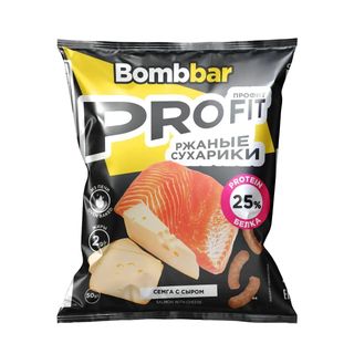 BOMBBAR პროტეინის ჩხირები, ორაგული ყველით 50გრ