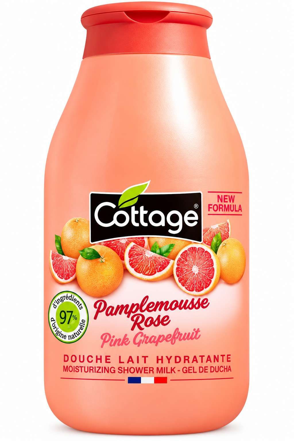Qatlage Douche Lait Hydratante Pamplemousse Rose – 500 ml
