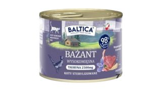 BALTICA Kot dorosły bażant 185g dla kotów z nadwagą i sterylizowanych