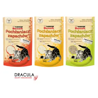 BENEK Pochłaniacz zapachów o zapachu cytrusowym, 300 g
