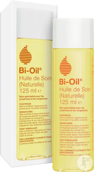 Huile de soin bio naturelle Bi-Oil, 125 ml