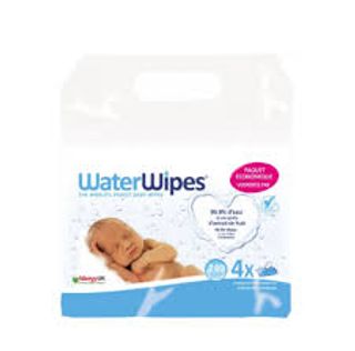 WATERWIPES PACK LINGETTES BEBE PACK DE 4 X 60