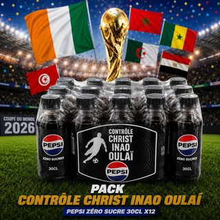 Le pack de 30cl Pepsi zéro sucre