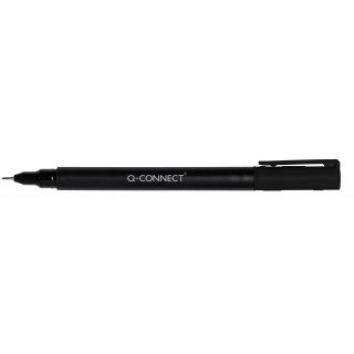 Q-CONNECT Czarny marker do płyt CD/DVD, 0,4 mm