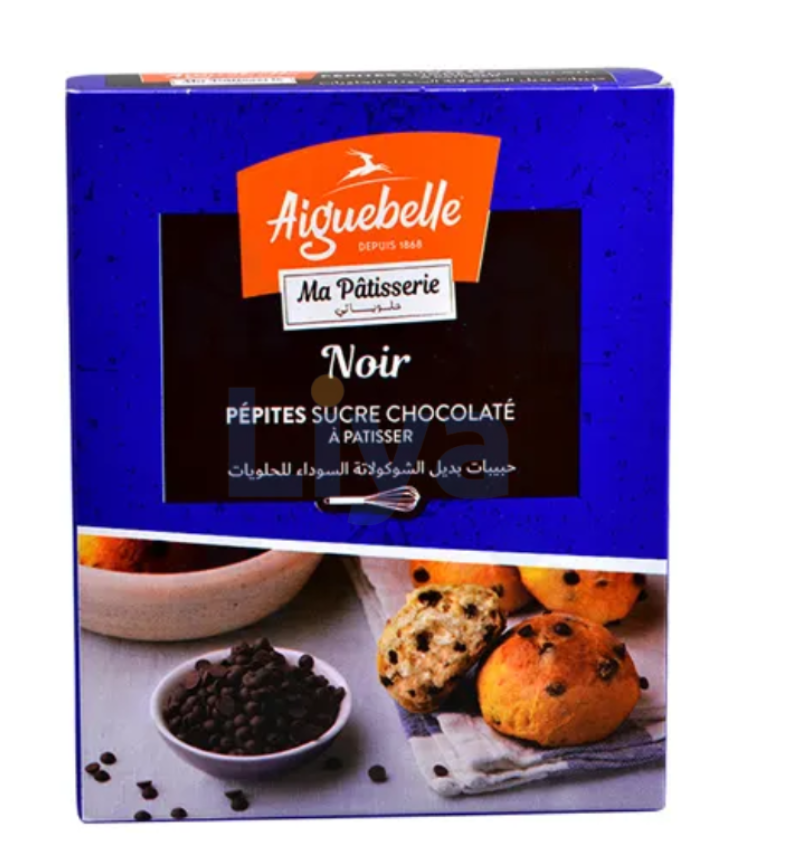 Aiguebelle Ma Pâtisserie Pépites Sucre Chocolaté Noir à Pâtisser – 200 g