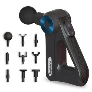 Pistolet de massage rechargeable pour soulager la douleur, avec 9 têtes de massage