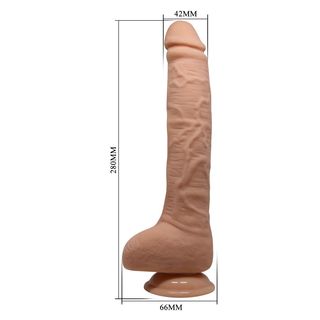 Dildo realistico 28cm Beautiful Dick Baile tacto suave