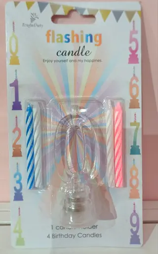 BOUGIE LED avec 4 BOUGIES