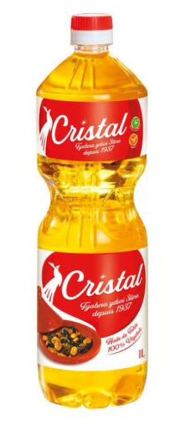 Cristal Huile de Table 100 % Végétale - 1 l