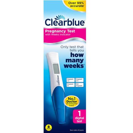 Clearblue Digital Pregnancy Test with Weeks Indicator