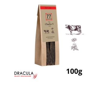 77 Seven Seven Charles V+ Stripes z suszonej wołowiny z czystkiem 100g