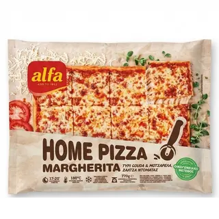 Pizza Margarita  Masa Griega