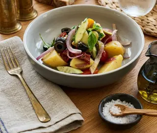 Insalata di patate mediterranea