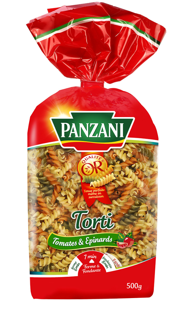 Panzani Pâtes Fusilli Tricolore – 500 g