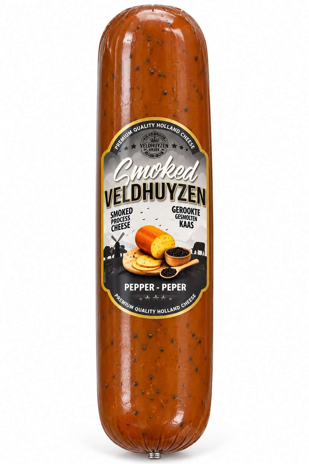 Veldhuyzen Fromage Fondu Fumé au Poivre – 200 g