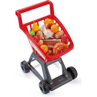 Chariot de supermarché 100 % chef avec accessoires