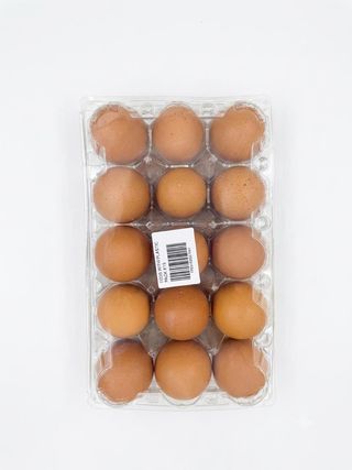 Eggs With Plastic Pack, 15 Count