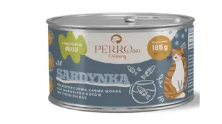 Karma dla kotów PERROland Sardine, 185 g