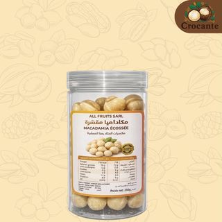 Noix de macadamia décortiquées (sans coque) 250 g