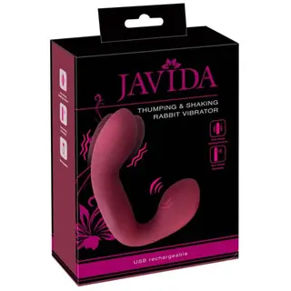 Vibrador Javida Pink Rabbit recargable por USB