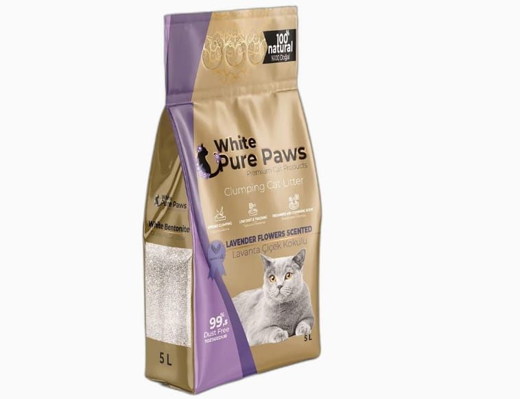 White Pure Paws Lavender Flowers – 5 L