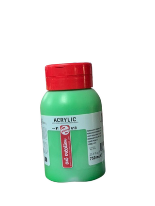 Acrylic colour Art Creation 750ml couleur vert permanent clair 618