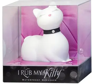 Masajeador impermeable blanco I Rub My Kitty
