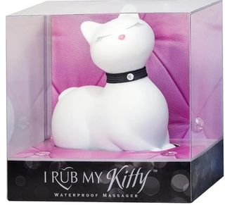 Masajeador impermeable blanco I Rub My Kitty