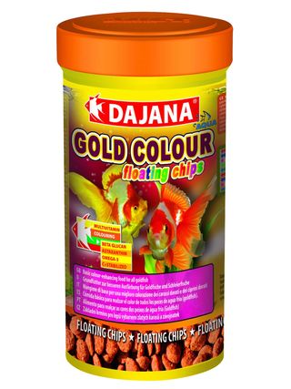 Gold Colour – floating chips pour poisson rouges et japonais.
