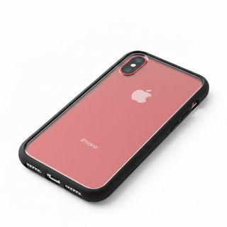 Coque iPhone Xs Max Transparente avec Bordures Noires – Protection Antichoc