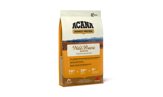 აკანა ლეკვი და ზრდასრული ძაღლი Highest Protein Wild Prairie