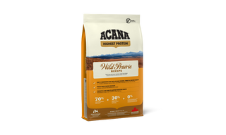 აკანა ლეკვი და ზრდასრული ძაღლი Highest Protein Wild Prairie