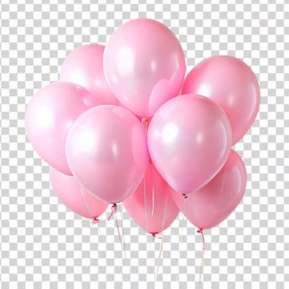 Pack 10 ballons rose de petite taille   pour anniversaire, fete et celebrations