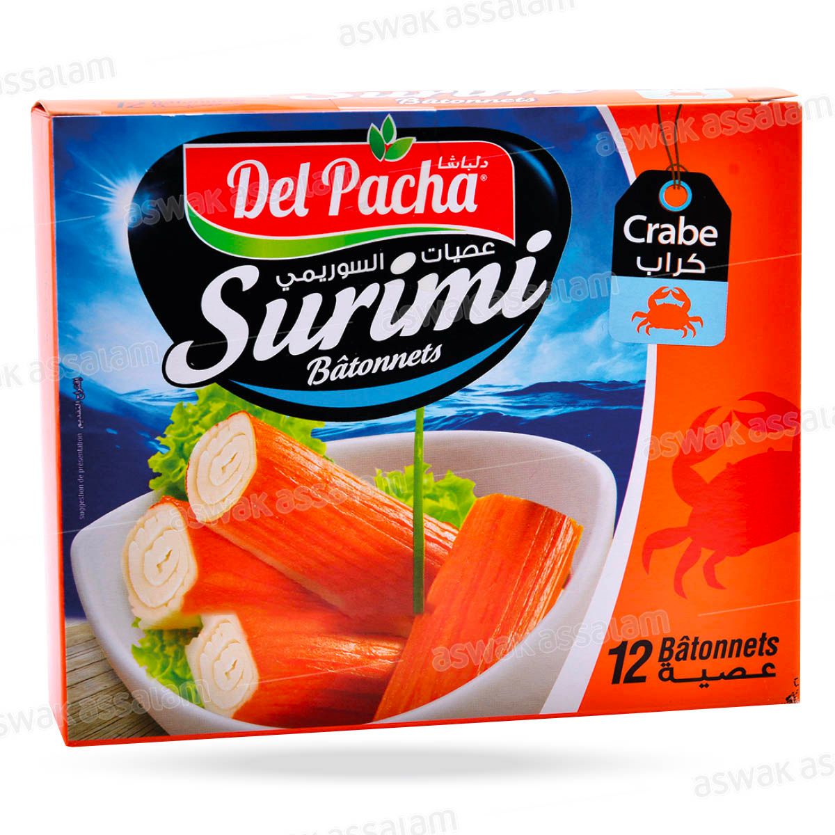 Surimi Del Pacha – 12 Bâtonnets