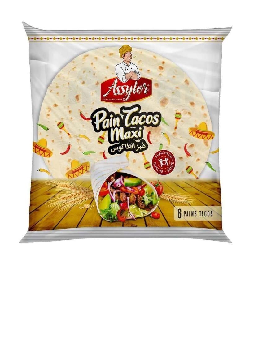 Pain Tacos Maxi – 6 Pièces