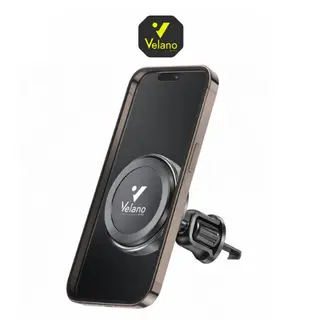 Support Voiture Magnétique avec Charge Sans Fil 20W – Fixation Grille d’Aération