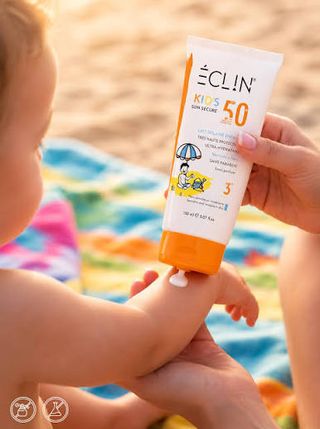 ECLIN Lait solaire haute protection SPF50+ pour enfants – 150 ml مارك