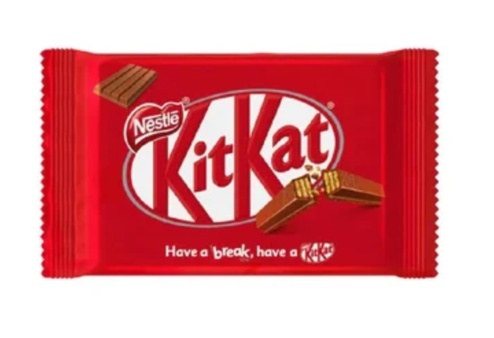 Nestlé KitKat 4 Barres Gaufrettes Enrobées de Chocolat au Lait