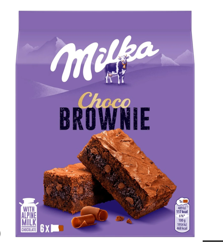 Milka Choco Brownie Gâteaux au Chocolat – 6 Pièces