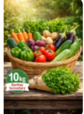 Panier de légumes 9 kg coriandre offerte