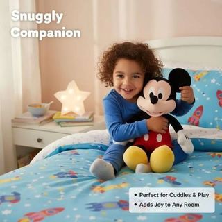 Peluche Mickey Mouse – Le Compagnon Douillet pour Jeux et Câlins (50cm)