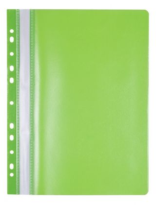 PRODUKTY BIUROWE Jasnozielony segregator PP A4