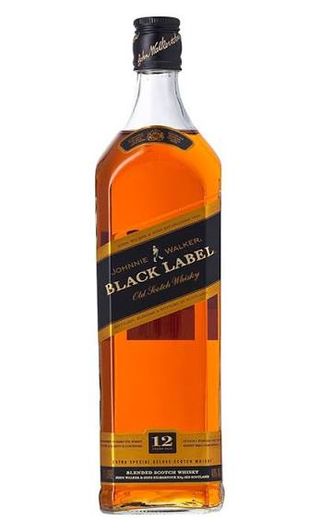 Johnnie Walker Black Label Scotch Whiskey, 750ml