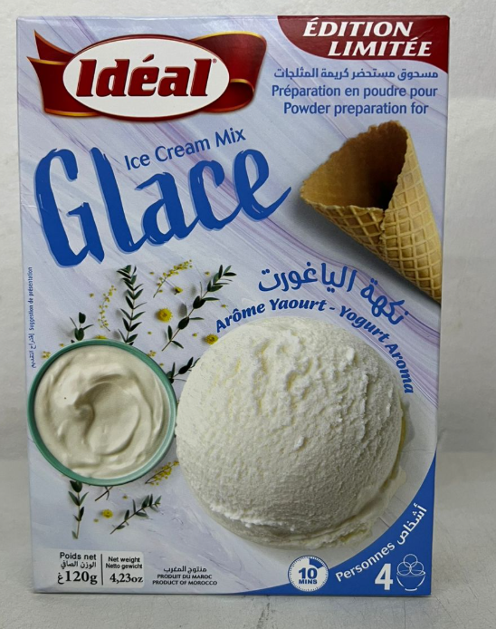 Idéal Préparation pour Glace Arôme Yaourt – 120 g