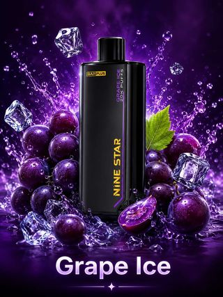 NineStar Grape Ice Pod, 20 Puffs