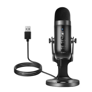 Jmary Microphone à condensateur USB MC-PW8