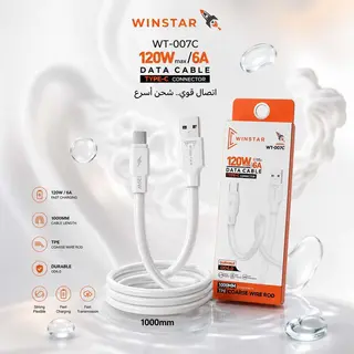Câble Type-C Winstar 120W (6A - 1m) |Avec Fil Épais
