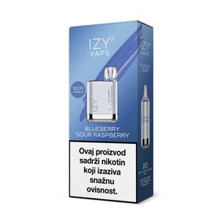 IZY BOX Blueberry Sour Raspberry 1000 puffs