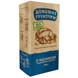 Гріночки домашні з часником 100гр
