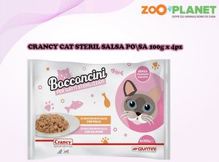 CRANCY CAT STERIL SALSA PO\SA 100g x 4pz
